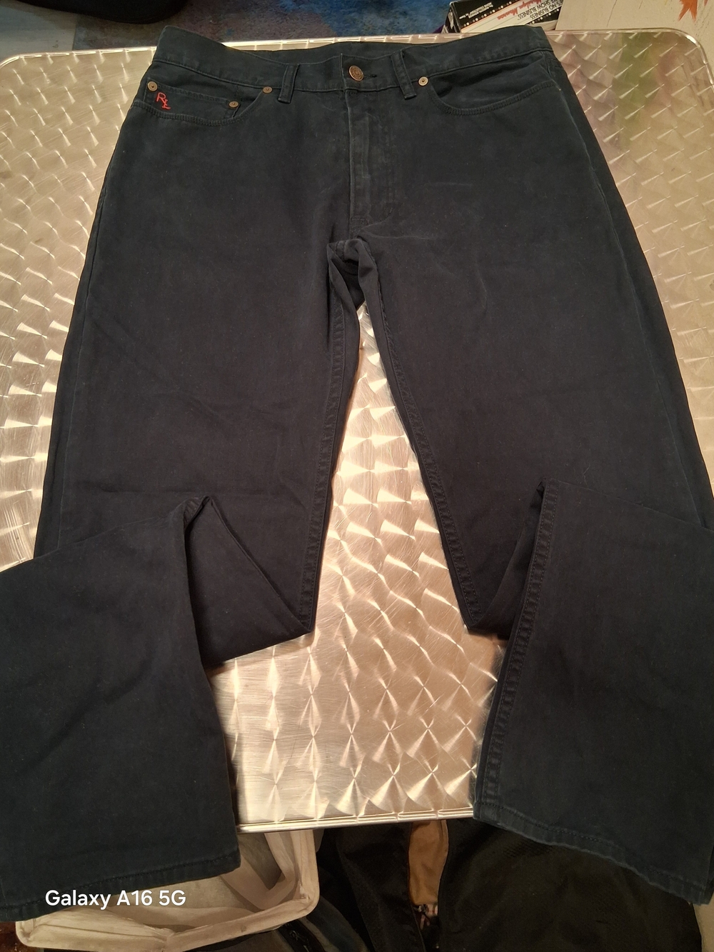 Ralph Lauren Double RL Men’s Dark Navy Cotton Jeans